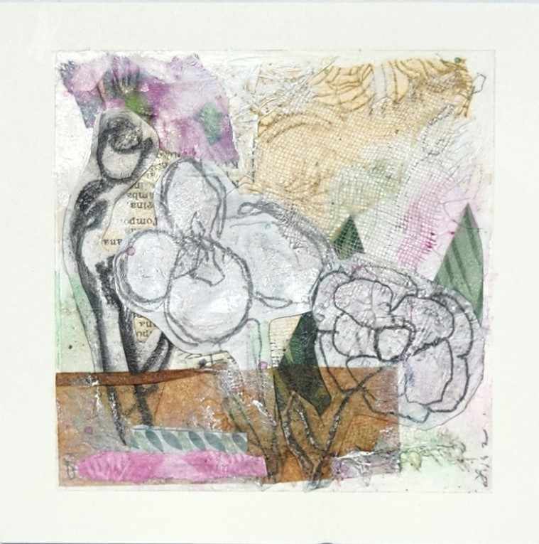 FLOWER COLLAGE 1/4 by Lisa Purrington