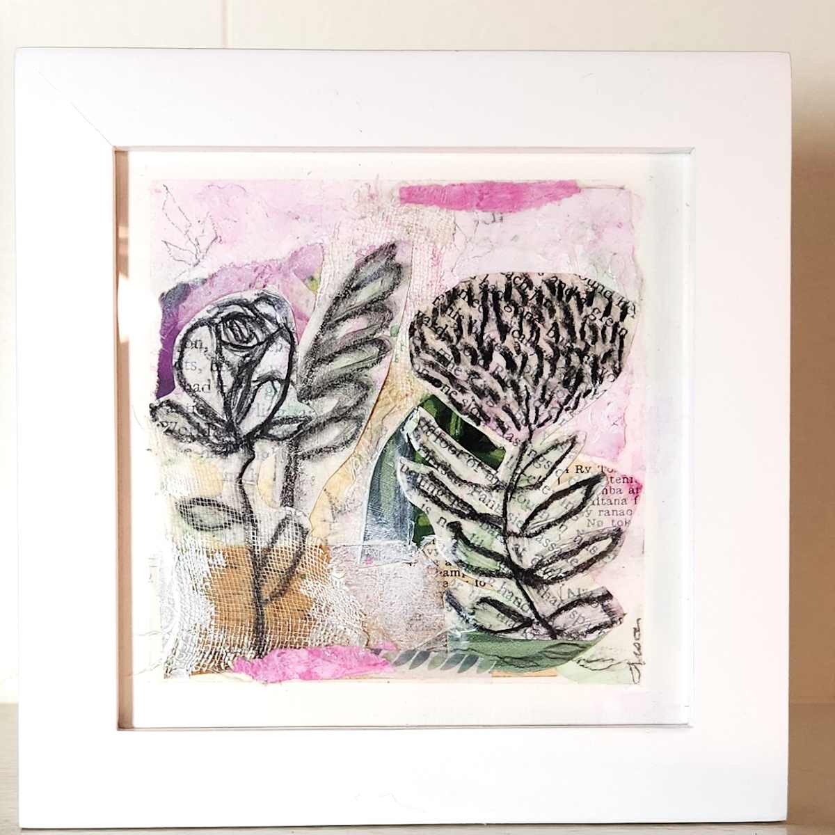 FLOWER COLLAGE 2/4 by Lisa Purrington 