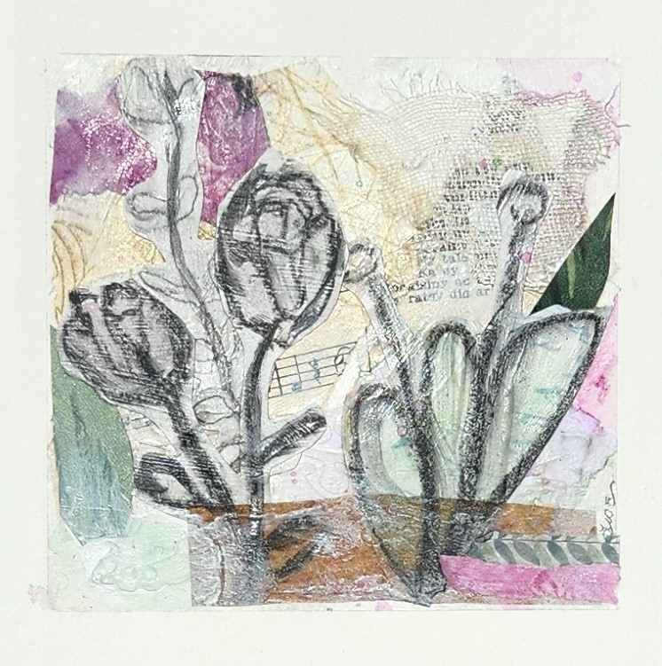 FLOWER COLLAGE 4/4 by Lisa Purrington 