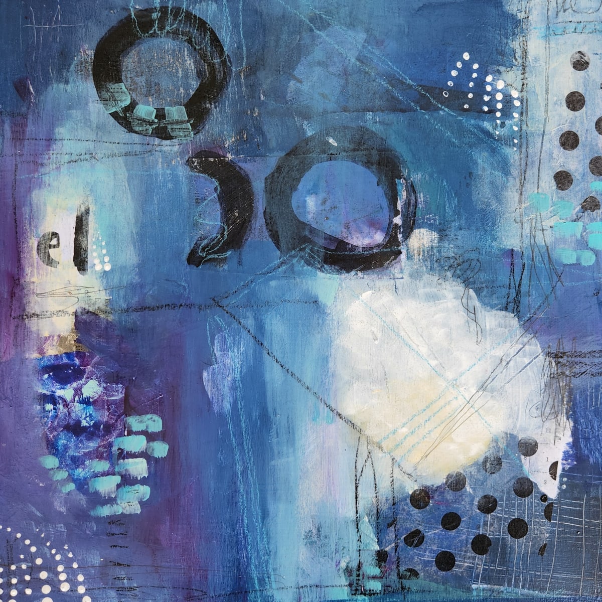Overexposed, Series in Blue by Lisa Purrington 