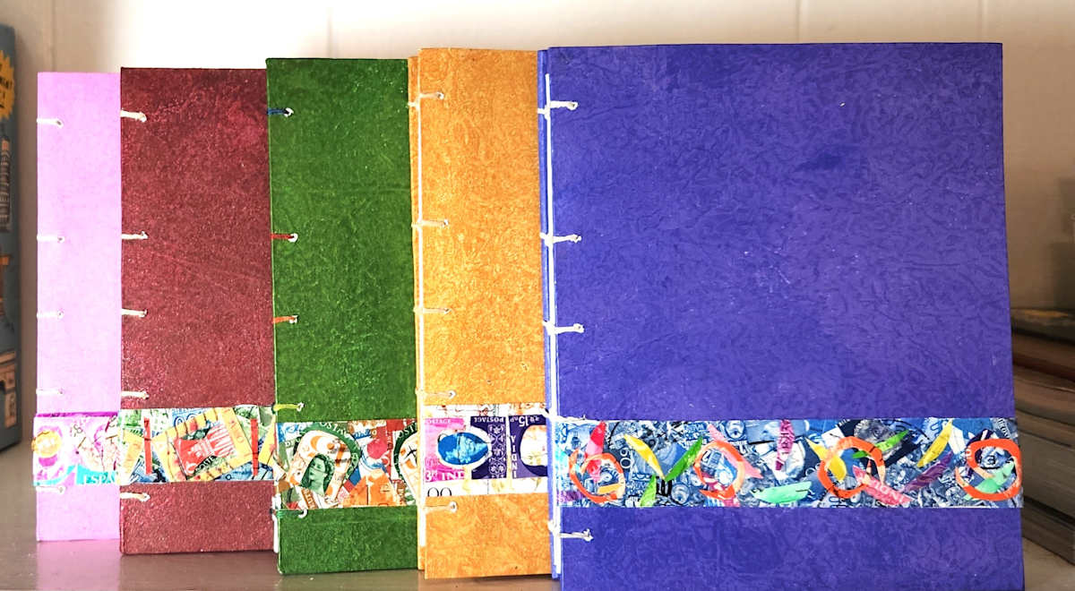 HANDCRAFTED JOURNAL 3/5 by Lisa Purrington 