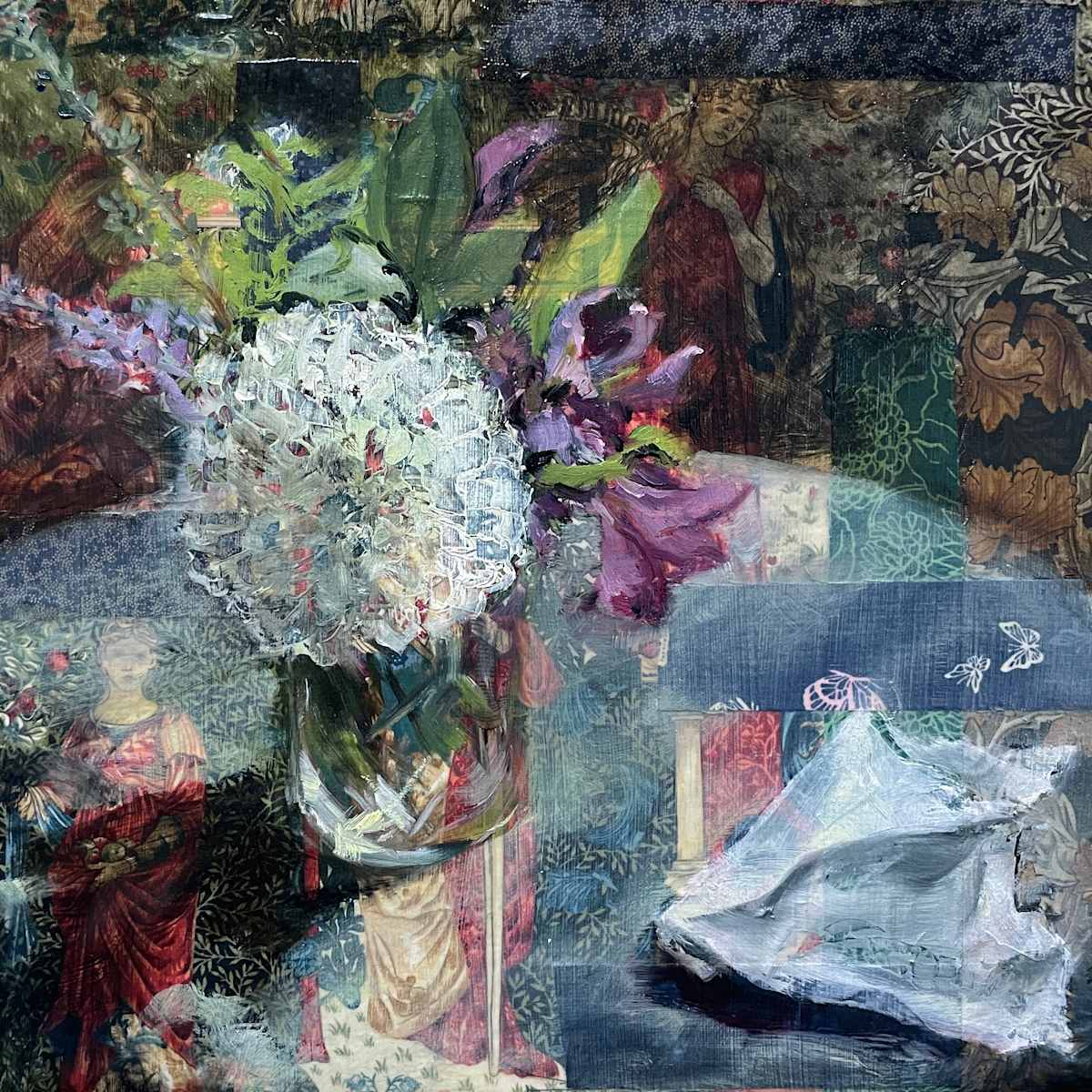 Bike crash flowers by Sarah Clinton 