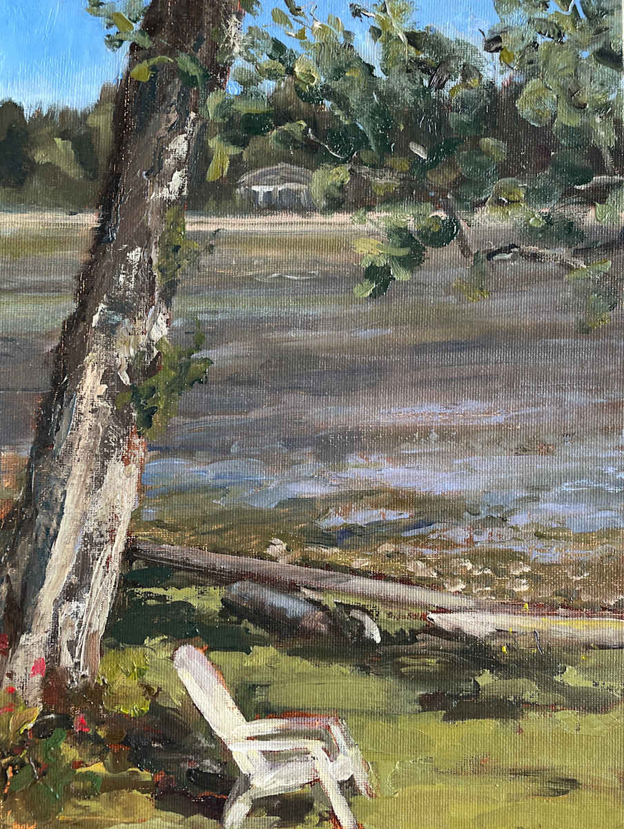 Patience at low tide by Sarah Clinton 