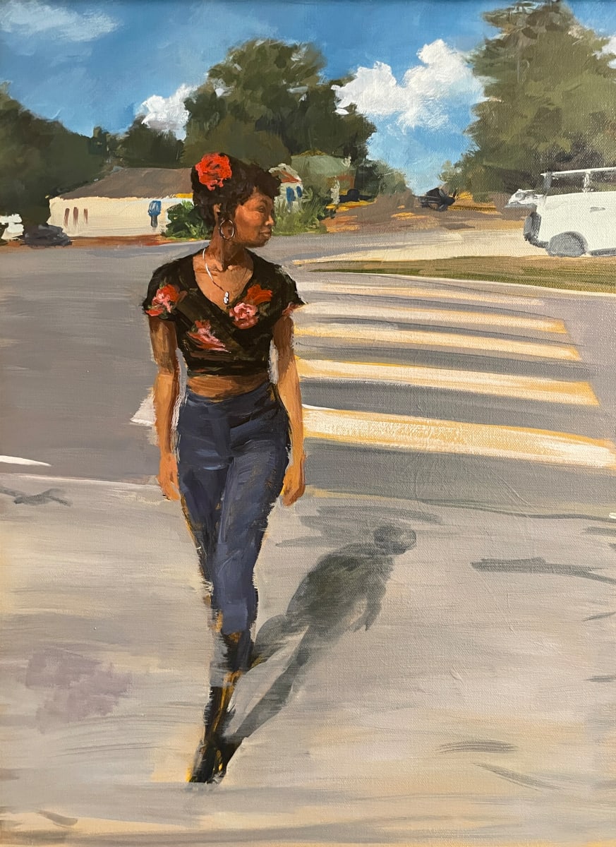Crosswalk reflections by Sarah Clinton, Image 2.