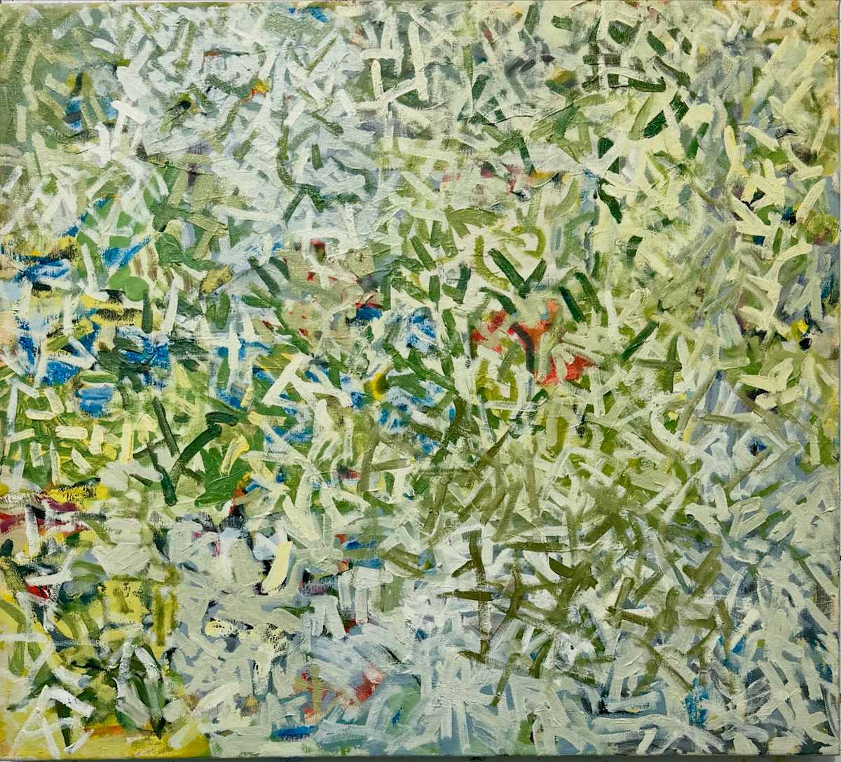 Dancing Grass by Billie Bourgeois  Image: Oil on canvas