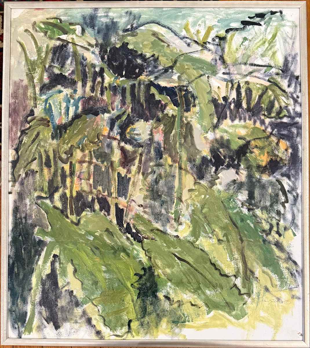 Elephant Ear Plant Study 2, by Billie Bourgeois, Image 1.