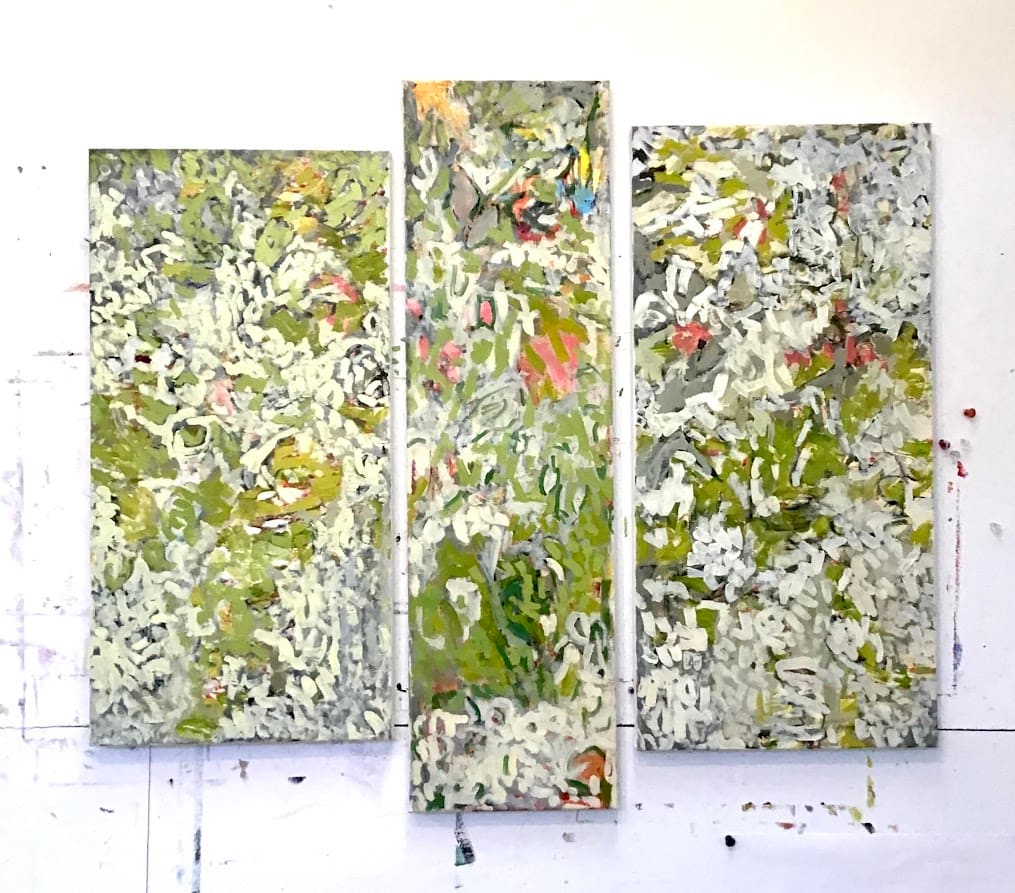 Spring Song I, II, III, (Triptych) by Billie Bourgeois 