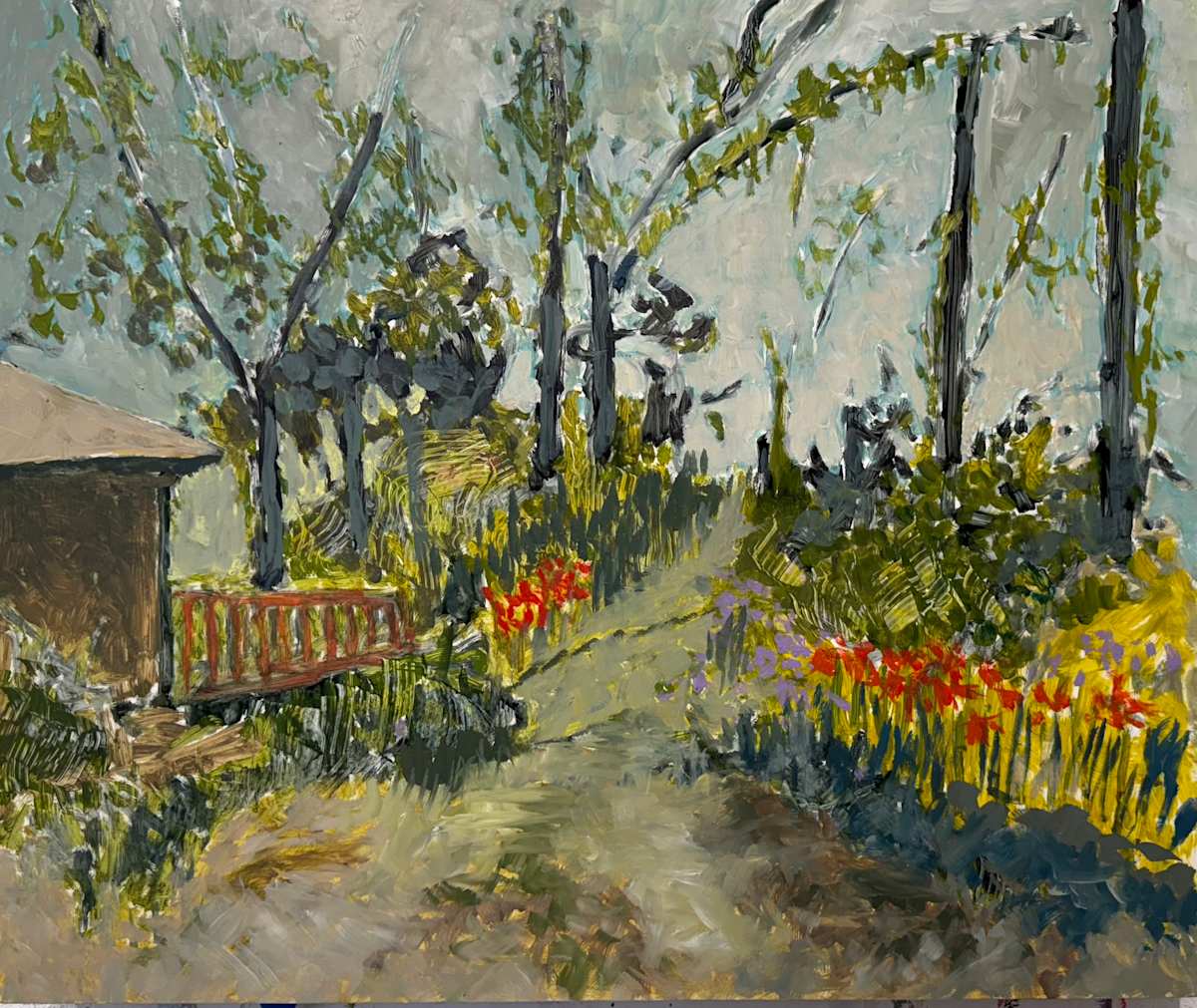 Path Behind My Studio by Billie Bourgeois  Image: SOLD