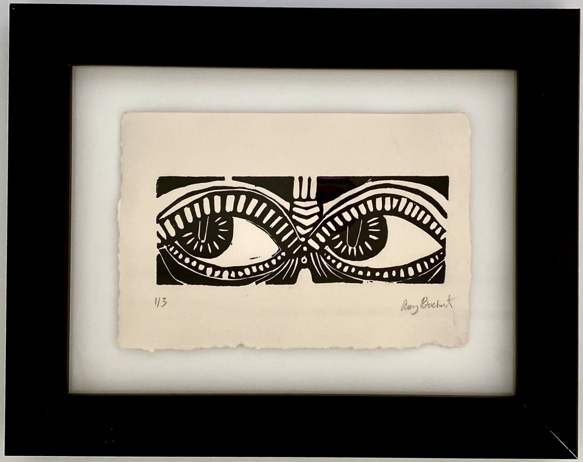 The eyes have it by Amy Buchert  Image: Framed print from the collection “Playing with Process”