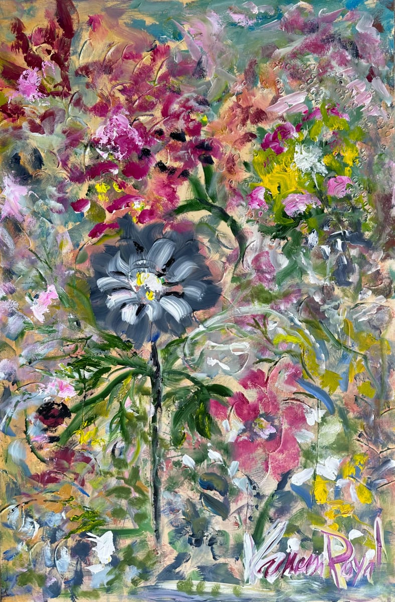 Alabama In Bloom by Vanessa Royal  Image: Loose vibrant brushstrokes and texture make these blooms come alive. 