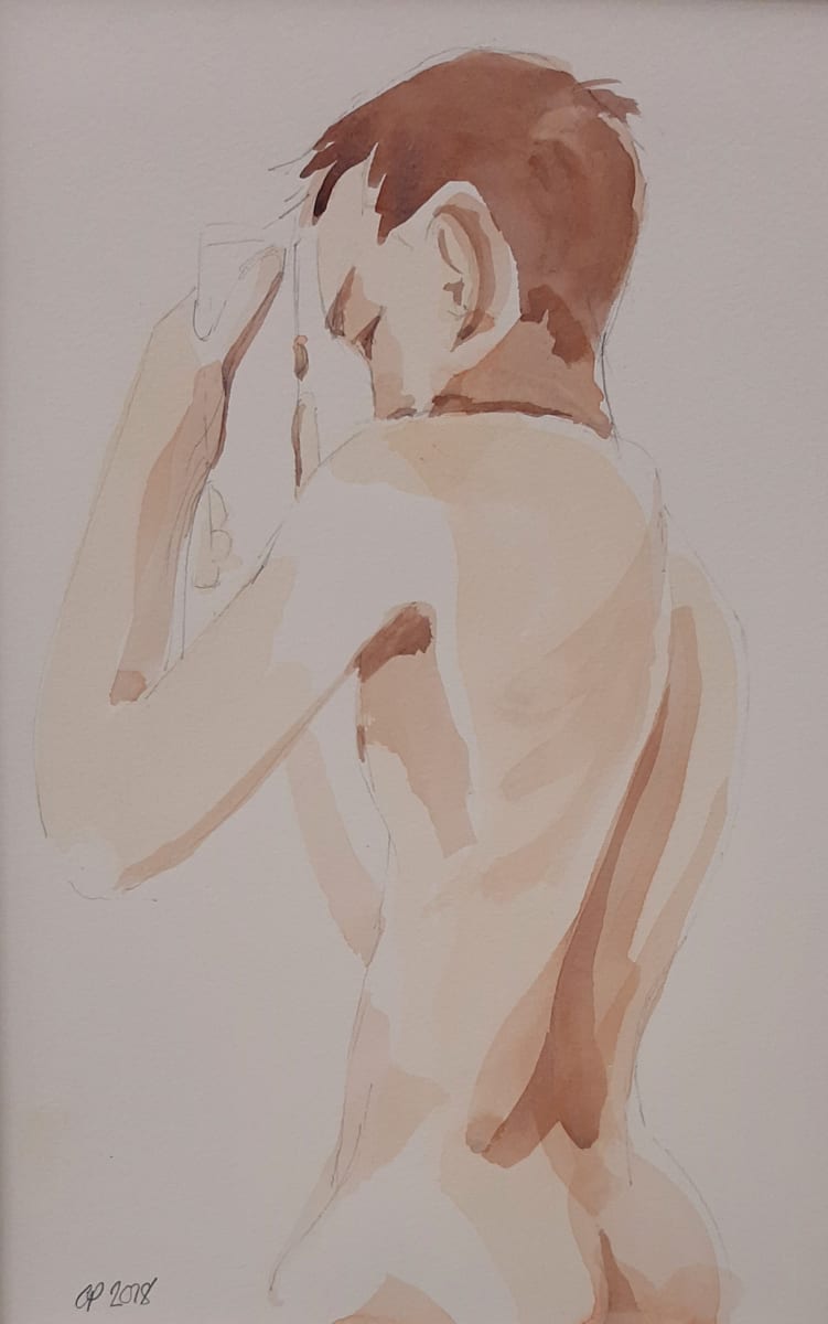 Standing male by Claire Philpott  Image: Standing male nude