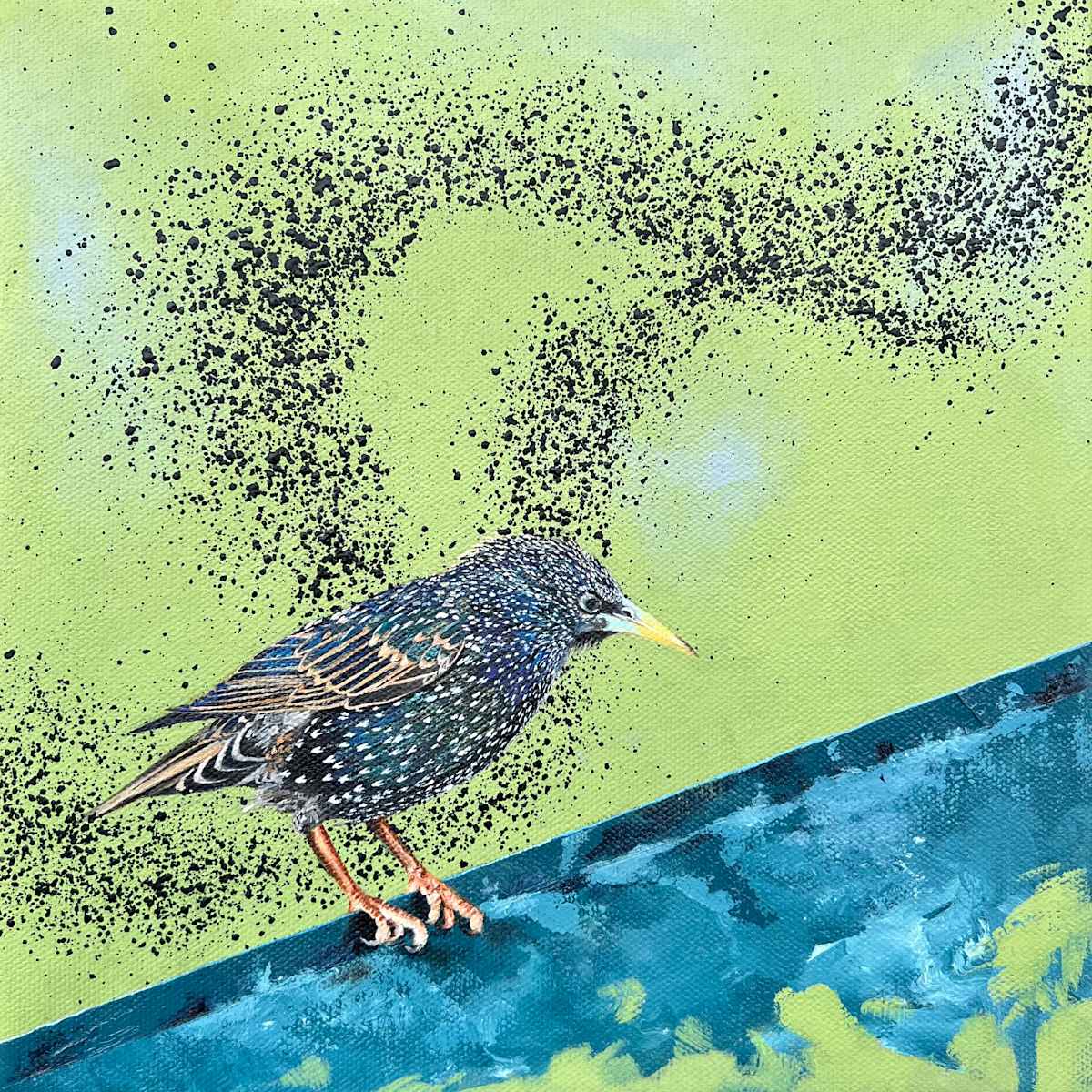 Perched Starling by Corinna Nicole, Image 1.