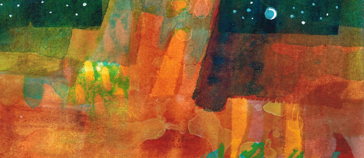 Turquoise Sky Ghost Ranch by Kathleen Mooney 