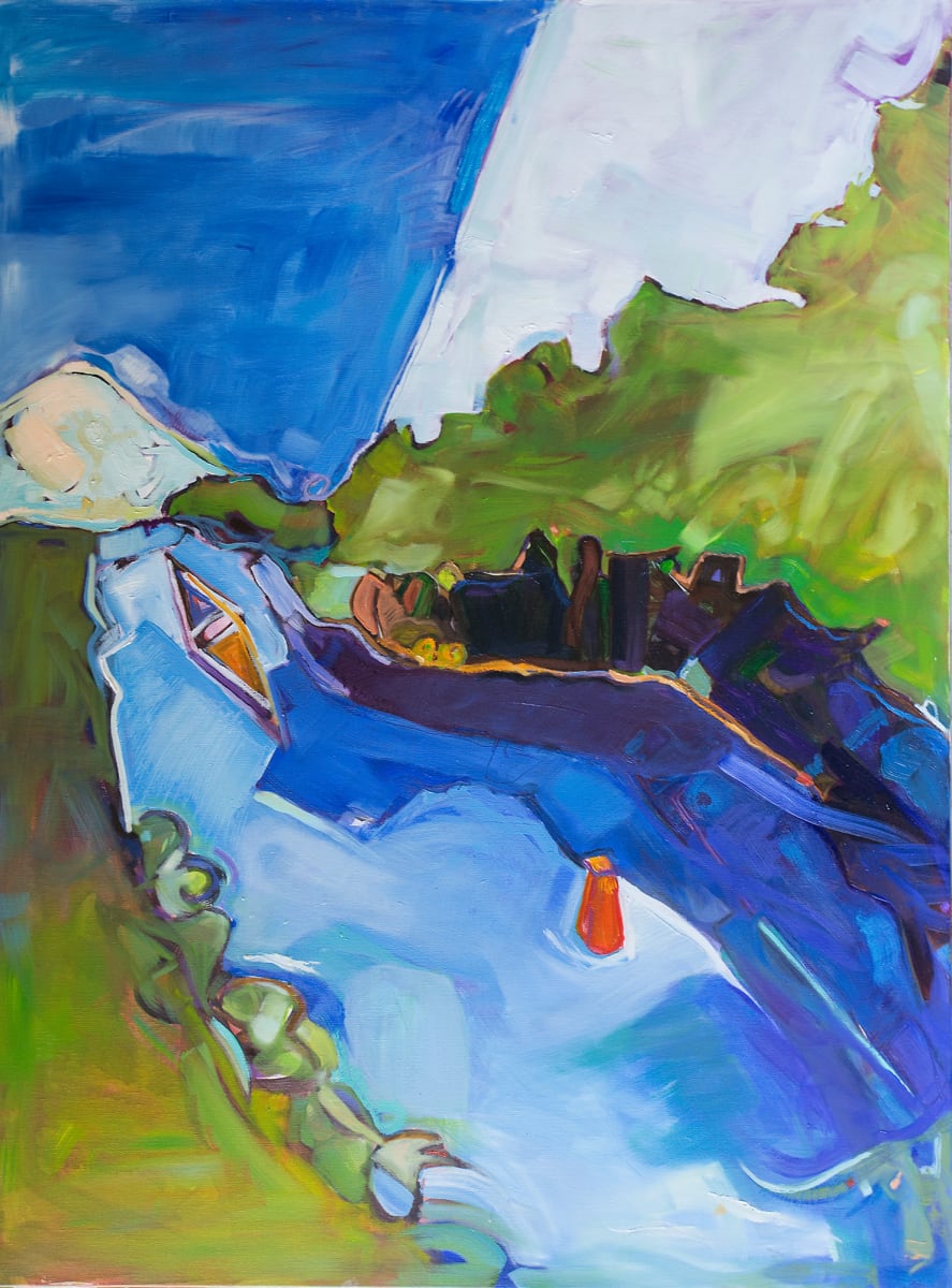 Canoeing on the Cooks River Walk by Charlene Walker 