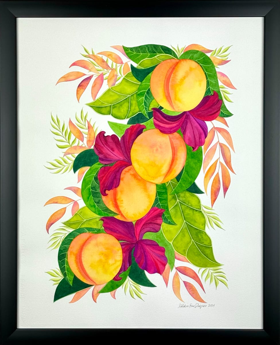 Peach Vine by Natalie Fine Shapiro 