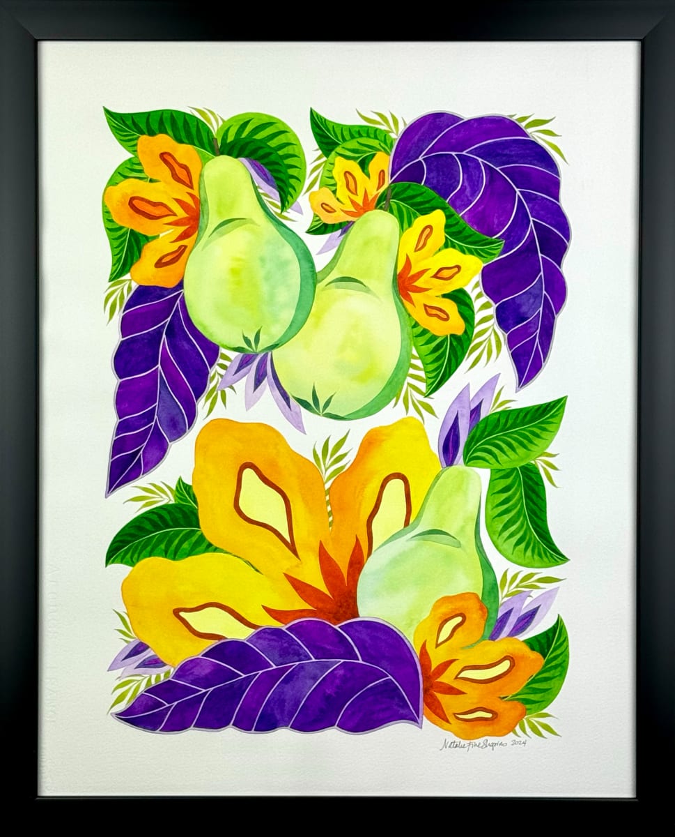 Pear Garden by Natalie Fine Shapiro 