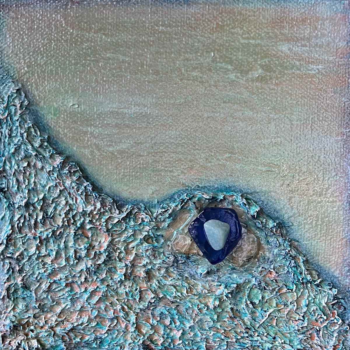 Cradled Stone by Kim Box 