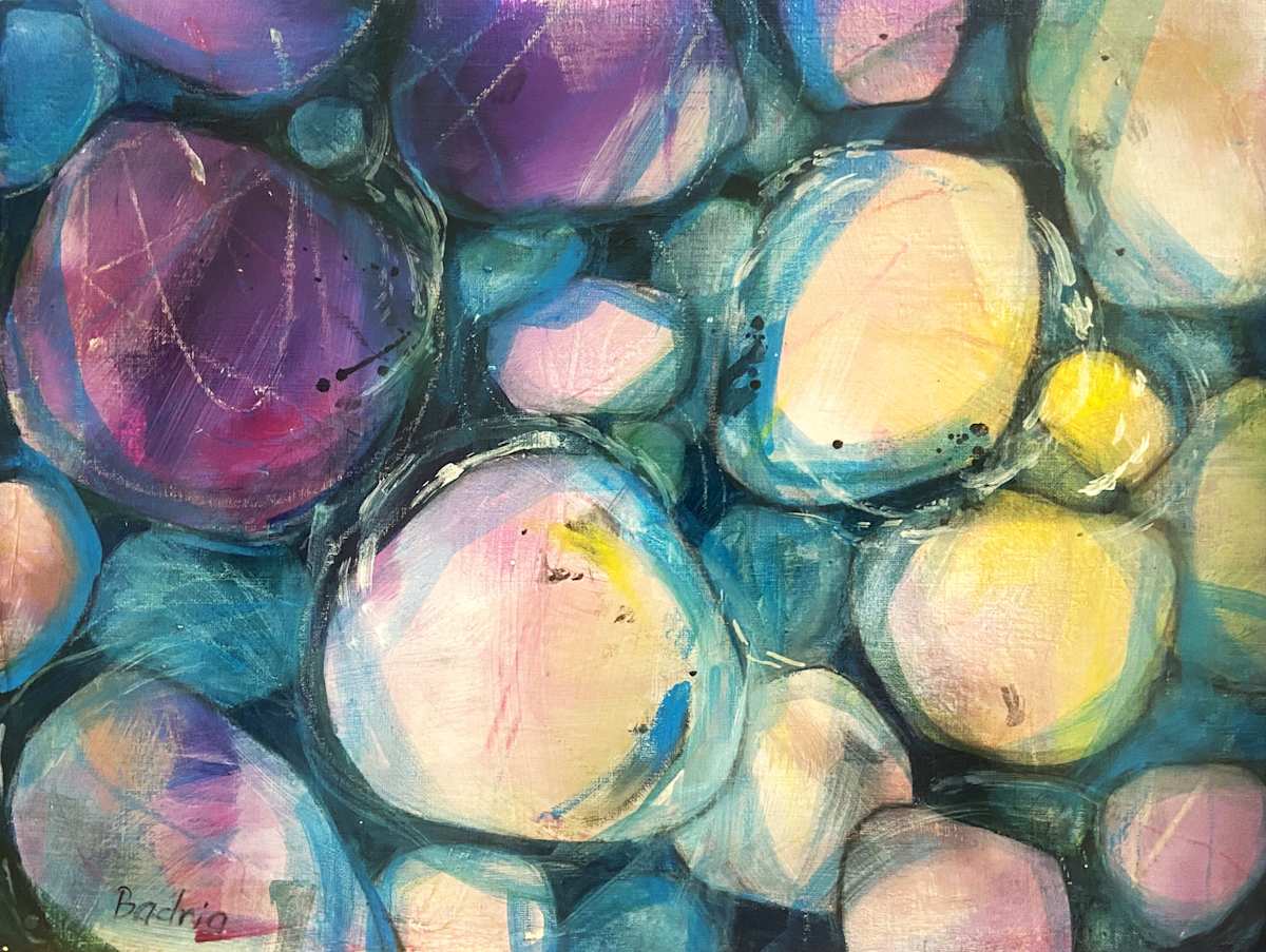 River Stone2 by Badria Shamsi 