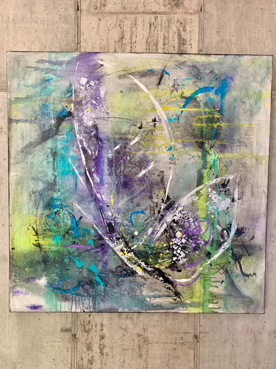 Butterfly graffiti by Dana Langford 