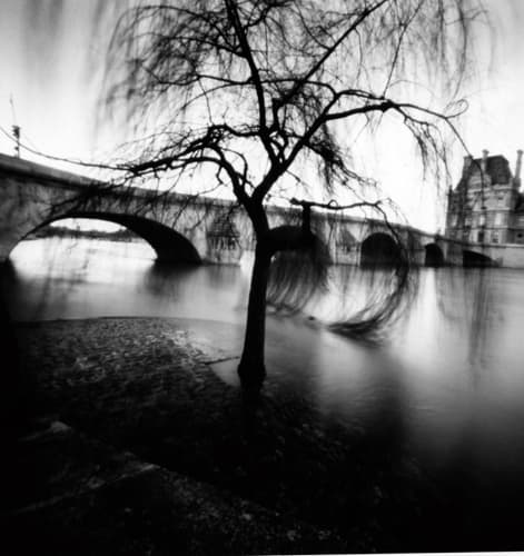 Flooded Seine, Paris, France by Dianne Bos 