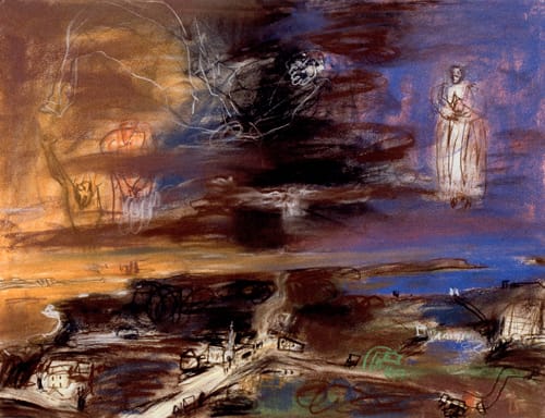 Study for Burial in Perkinsfield by John Hartman 