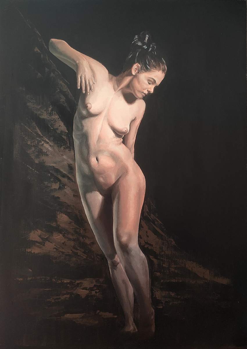 Chiaroscuro Nude 2 by Attila Vidács 
