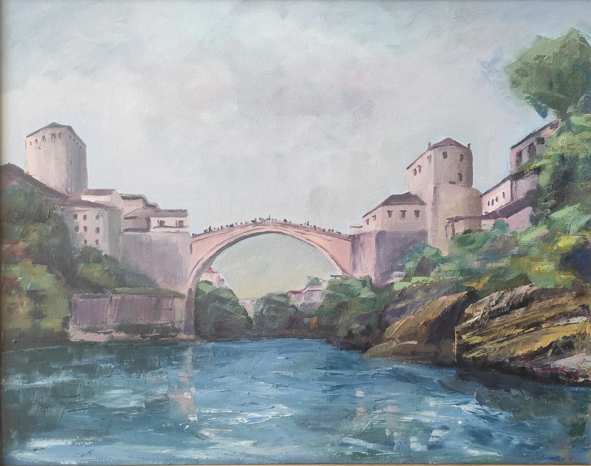Mostar Old Bridge by Attila Vidács 