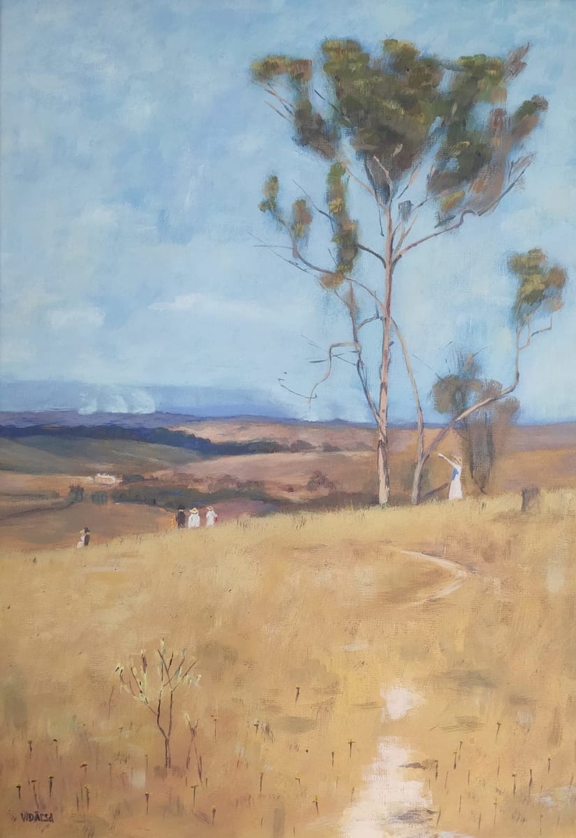After Arthur Streeton – Near Heidelberg by Attila Vidács 