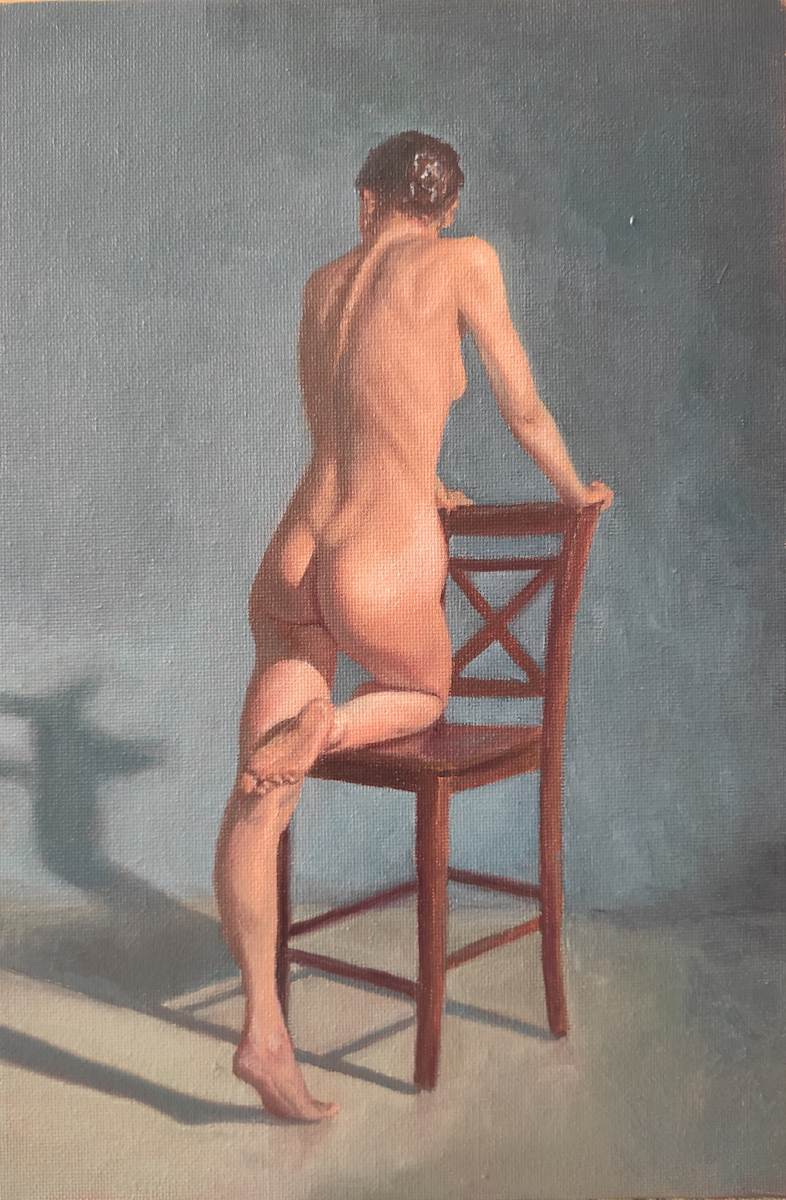 Figure Study: Trisha Standing by Attila Vidács 