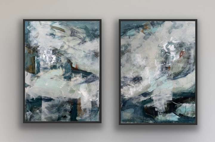 Diptych: Building Bridges by Sonya Diimmler, Image 1.