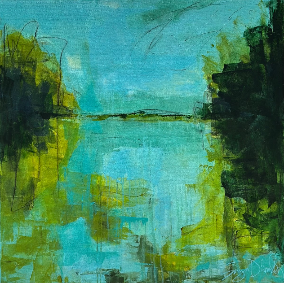 lake side by Sonya Diimmler 