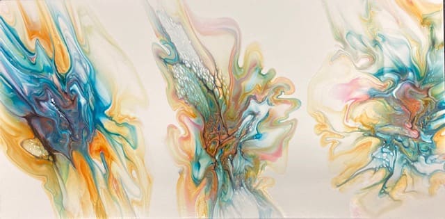 3 Wishes by Marcy Stone  Image: As you look upon the wisps of colors you can almost hear, "I wish upon a star"...