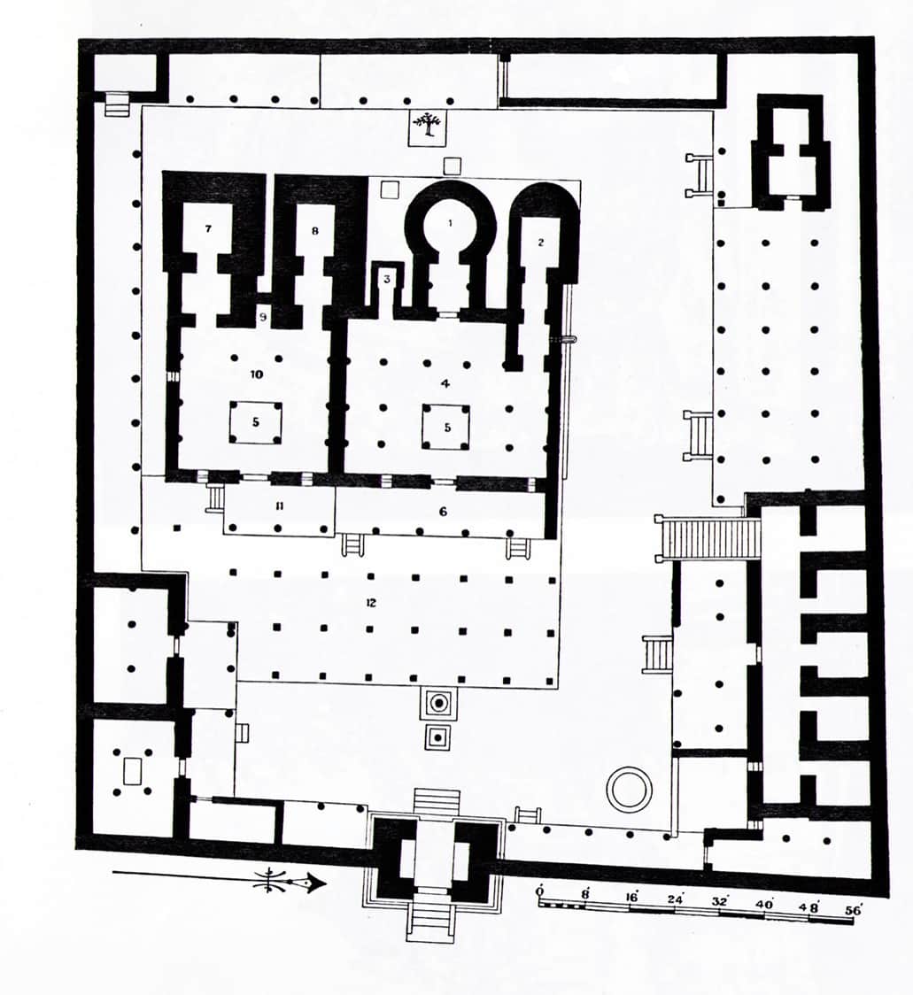 43. Ground Plan of Vardhamāna Shrine by Tiruparuttikunram Complex, Tamil Nadu, Image 1.