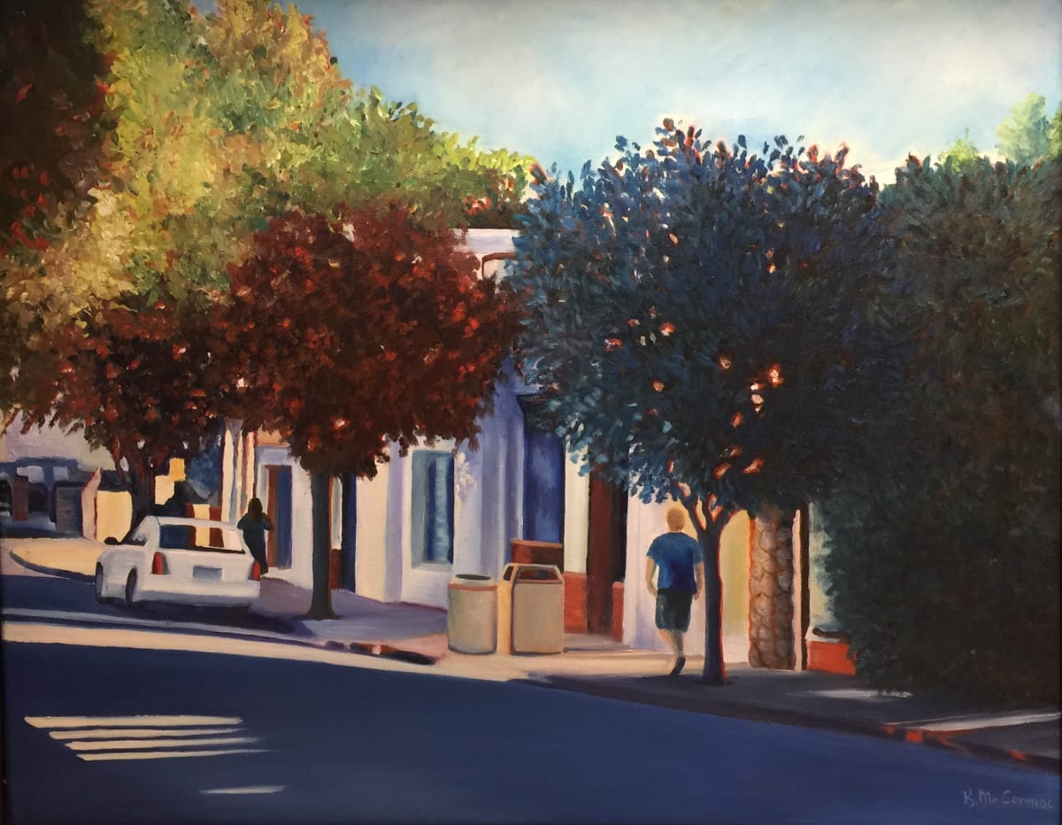 Signal Street by Kristy McCormac  Image: I love Ojai and the gorgeous trees lining the streets.