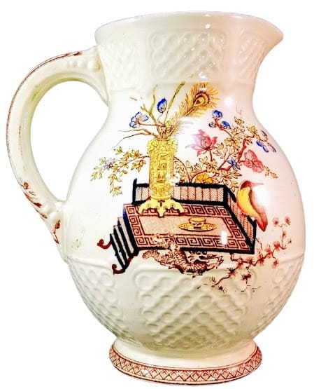 Unnamed (Platform with Teacup & Flowers) by Unknown Maker 
