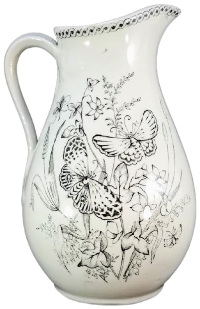 Unnamed (Butterflies & Flowers) by Unknown Maker 