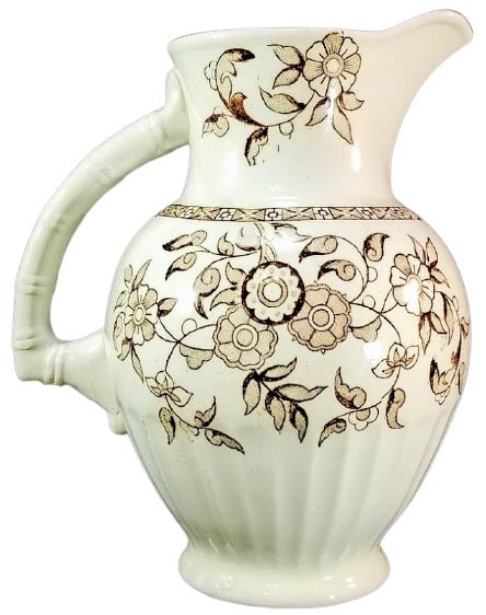 Unnamed (Floral Medley with Banding) by Unknown Maker, Image 1.