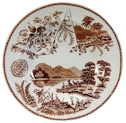 Scottish Lake by Campbellfield Pottery Co. Ltd., Image 1.