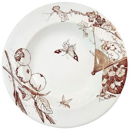 Unnamed (Persimmons, Insects, and Fans) by Unknown Maker 