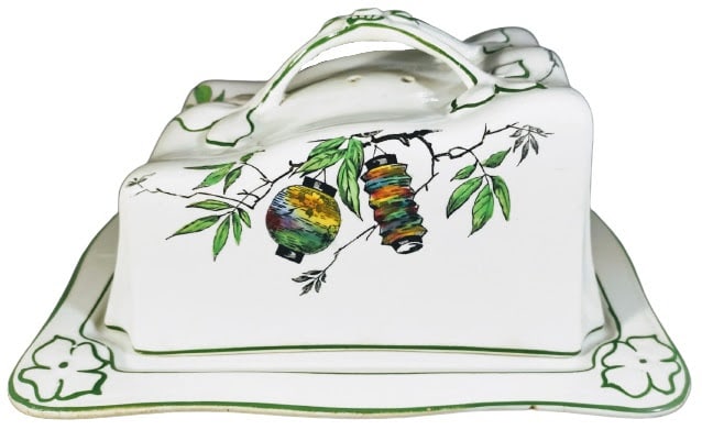 Unnamed (Japanese Lanterns) by Newport Pottery Co. Ltd. 