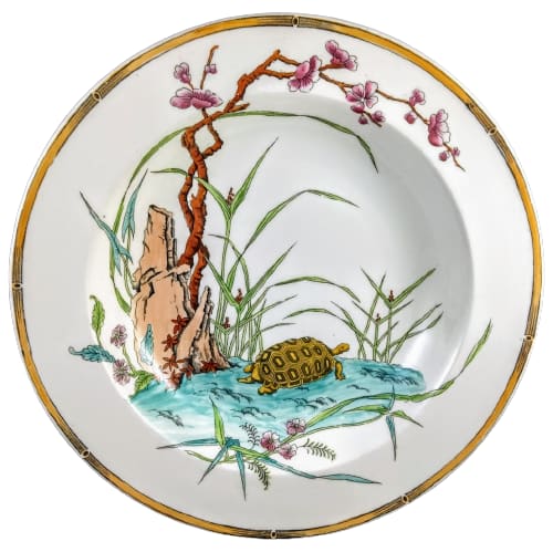 Unnamed (Golden Band: Crawling Turtle) by Worcester Royal Porcelain Co., Image 1.