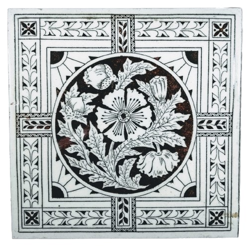Unnamed (Dianthus Firewitch) by Minton, Hollins & Co. 