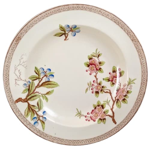 Unnamed (Fruits & Flowers) by Thomas Furnival & Sons, Image 4.