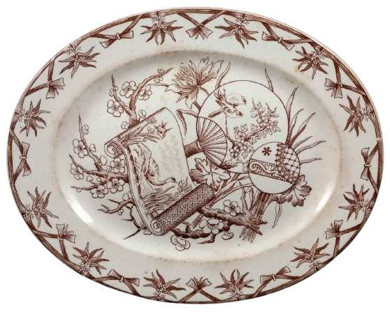 Fan by Bovey Tracey Pottery Co. 