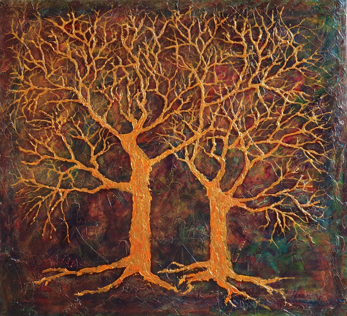 Golden Trees by Kit Hoisington 
