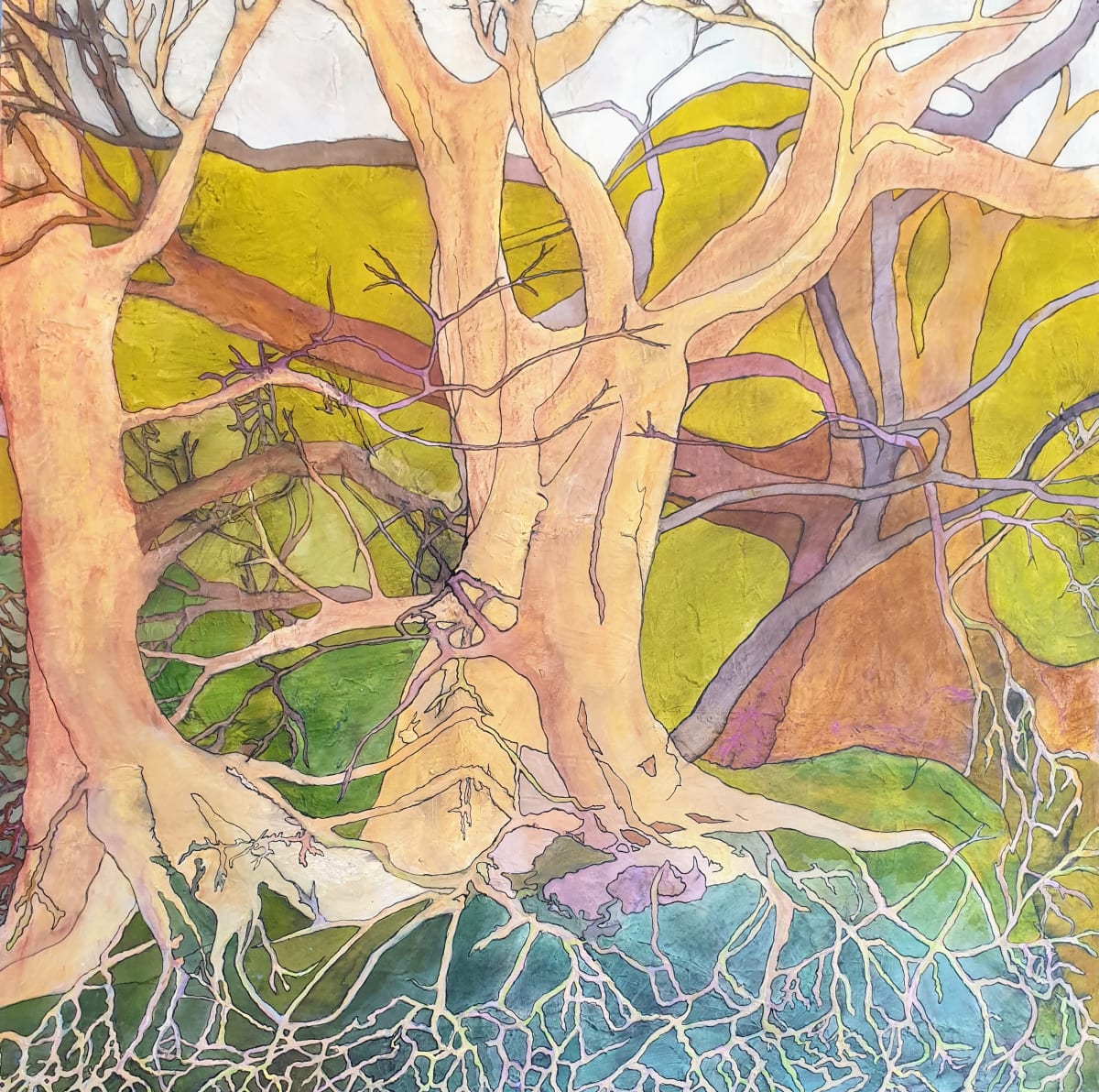 Entangled by Kit Hoisington  Image: Sold, but scanned for prints.  Available to order.