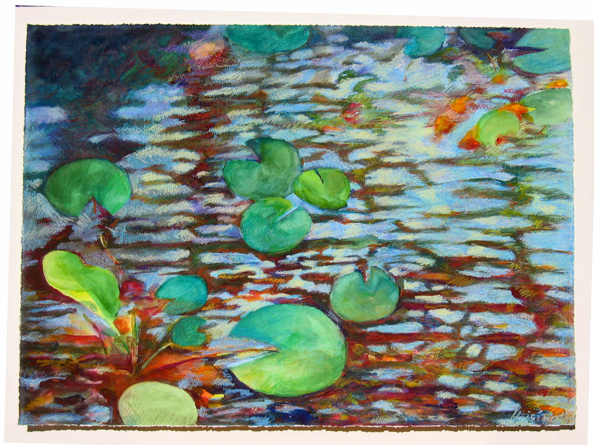 Reflections Light Koi by Kit Hoisington, Image 1.