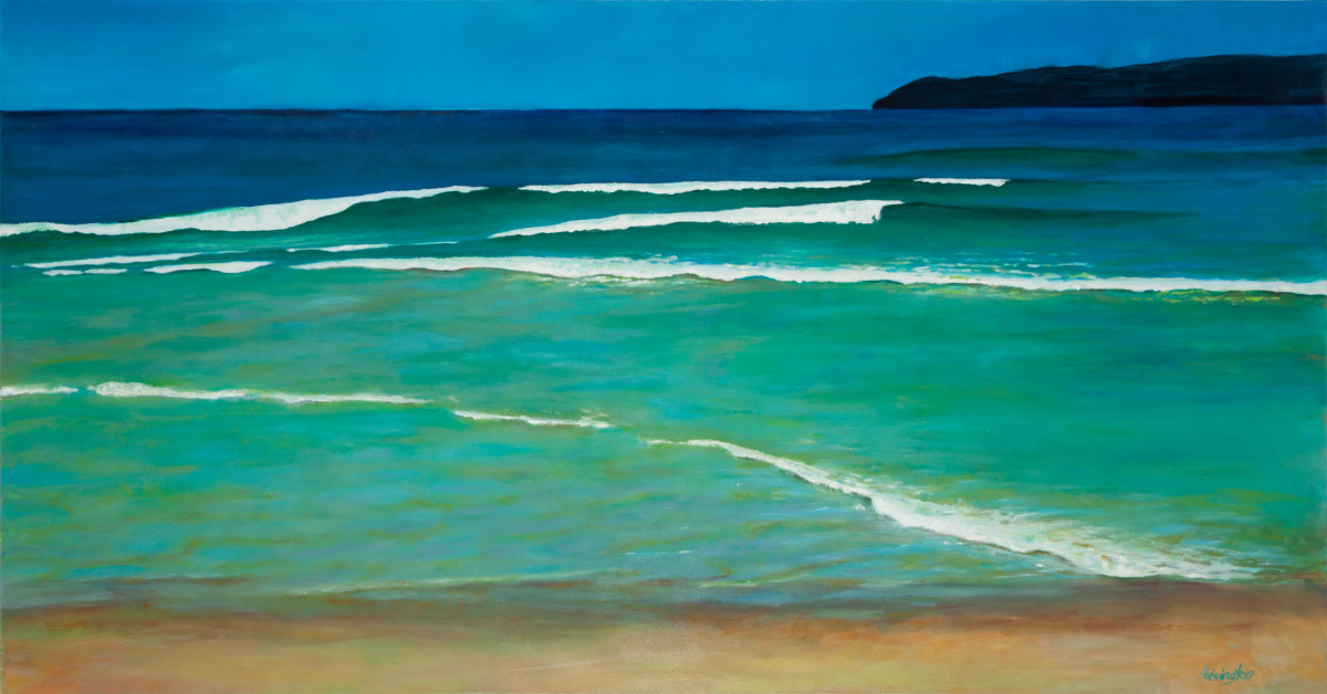 Low Tide Summer Sun by Kit Hoisington 