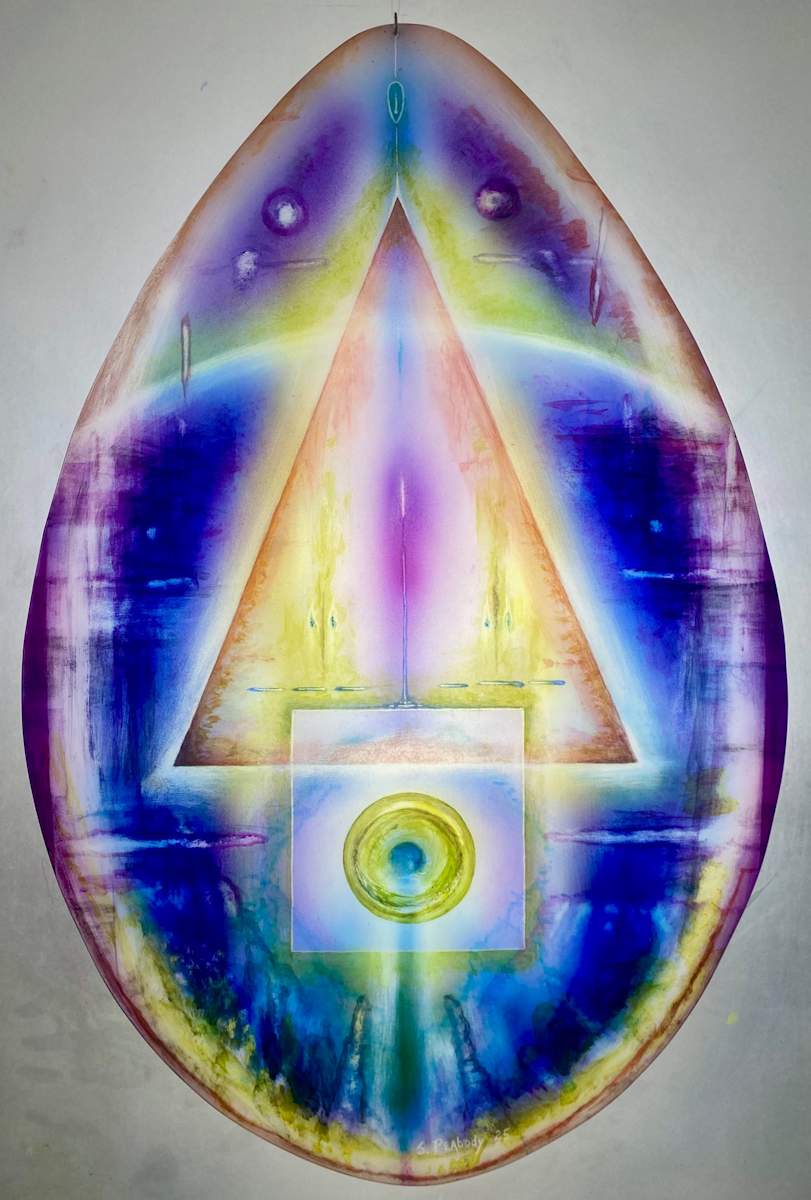 Blue Geometry by Steven Charles Peabody, Image 1.
