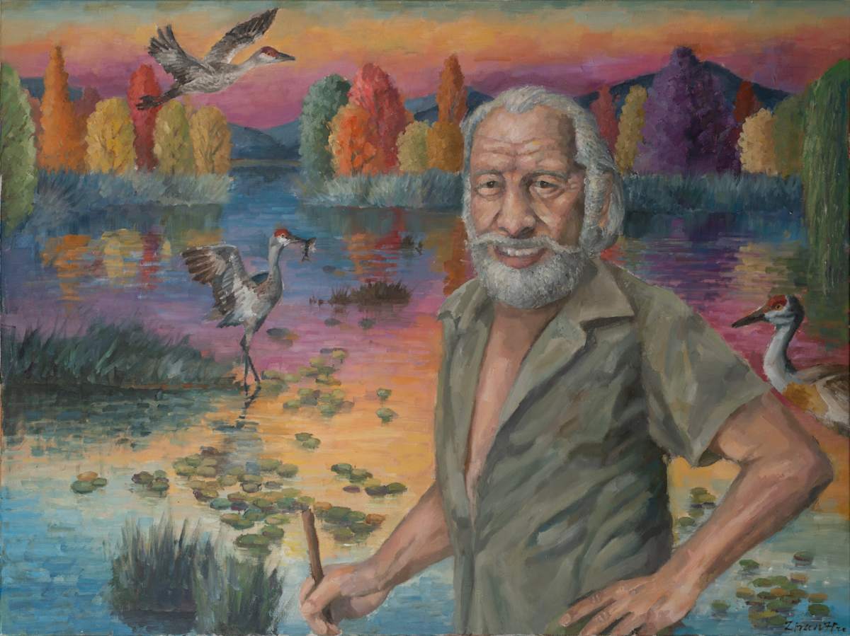 The Old Man and the Cranes by Liran Hu  Image: $7,500 Grand Prize 2016, Grade 9